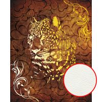 Фреска Ortograf Животные 5293 Фактура флок FLK Флизелин (2,2*2,7) Коричневый/Желтый, Животные/Абстракция арт-5293 (флок FLK) — фото 1, Фрески