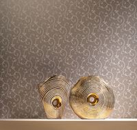 Обои Milassa Swan SW5 010 Флизелин (1*10,05) Коричневый, Вензель — фото 2, Обои для стен