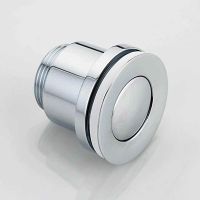 Донный клапан Frap F61 click-clack Хром — фото 3, Донные клапаны