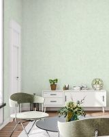 Обои Solo Liberty E202706 Винил на флизелине (1,06*10) Зеленый, Штукатурка — фото 2, Обои для стен