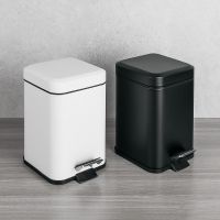 Ведро для мусора Colombo Design Black&White B9210.BM Белый матовый — фото 2, Мусорные ведра