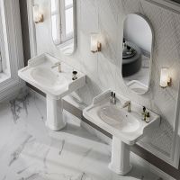 Товар: Раковина Kerama Marazzi Pompei 80 PO.wb.80 Белая глянцевая - фото 4 Раковина Kerama Marazzi Pompei 80 PO.wb.80 Белая глянцевая — фото 4, Раковины подвесные