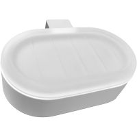 Мыльница Altasan Лотос ЛТ30БМ Белая матовая — фото 1, Мыльницы