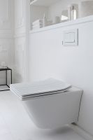 Клавиша смыва Jacob Delafon E20858-00 Белый глянец — фото 2, Комплектующие для душевого оборудования