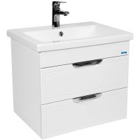 Тумба под раковину VIANT Лима 60 VLIM60CO-T2YP подвесная Белая — фото 1, Тумбы под раковину