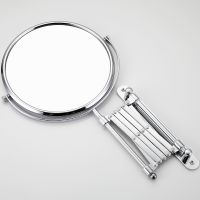 Косметическое зеркало Frap F6408 с увеличением Хром — фото 6, Аксессуары для ванной