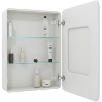 Товар: Зеркальный шкаф Континент Elliott LED 60 R МВК018 с подсветкой Белый - фото 3 Зеркальный шкаф Континент Elliott LED 60 R МВК018 с подсветкой Белый — фото 3, Зеркальные шкафы в ванную