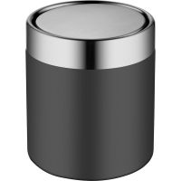 Ведро для мусора WeltWasser Teddy BL 1,5L 10000003990 Черное матовое — фото 1, Мусорные ведра