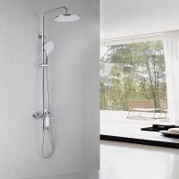 Душевая система Abber Weiss Insel AF8016N Хром — фото 2, Душевые стойки