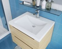 Раковина Эстет Монако 60 ФР-00000790 Белая — фото 4, Раковины встраиваемые сверху