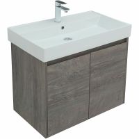 Тумба под раковину Aquanet Nova Lite 75 298851 подвесная Дуб рошелье — фото 4, Тумбы под раковину