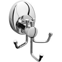 Тройной крючок Haiba HB1605-3 Хром — фото 1, Крючки для полотенец