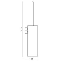 Ершик для унитаза Cisal Xion Нержавеющая сталь арт-XI090671D1 — фото 2, Ершики для унитаза