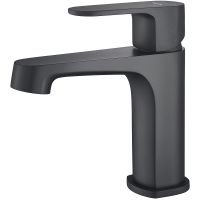 Смеситель для раковины Aquatek Оберон AQ1210MB Черный матовый — фото 1, Смесители для раковины