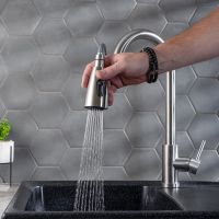 Товар: Смеситель для кухни Ростовская Мануфактура Сантехники SUS124-017F-2 Нержавеющая сталь - фото 7 Смеситель для кухни Ростовская Мануфактура Сантехники SUS124-017F-2 Нержавеющая сталь — фото 7, Смесители