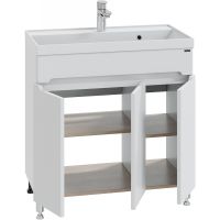 Тумба под раковину СанТа Лондон 80 224018 Белая — фото 2, Тумбы под раковину