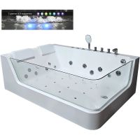 Акриловая ванна Ceruttispa 170x120 L C-495L 9949 с гидромассажем — фото 2, Акриловые ванны