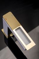 Товар: Смеситель для раковины Boheme Q 141-WG Белый Золото - фото 3 Смеситель для раковины Boheme Q 141-WG Белый Золото — фото 3, Смесители