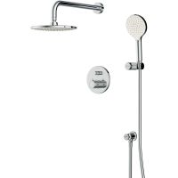 Душевая система AM.PM X-Joy FT85A1RH10 с термостатом Хром — фото 1, Встраиваемые душевые комплекты