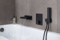 Излив для смесителя Excellent Krotos AREX.8025BL Черный — фото 3, Комплектующие для душевого оборудования