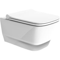 Унитаз Boheme Bello 971-W подвесной Белый глянец без сиденья — фото 1, Унитазы