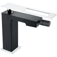 Смеситель для биде Boheme Q 146-BCR Черный Хром — фото 1, Смесители