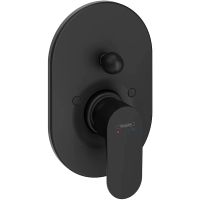 Смеситель для душа Hansgrohe Rebris S Черный матовый арт-72449670 — фото 1, Встраиваемые смесители для душа