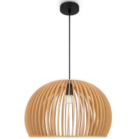 Подвесной светильник Maytoni Modern Roots MOD195PL-01W1 Черный, Бежевый — фото 1, Подвесные светильники