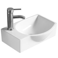 Раковина SantiLine 41 SL-2018R Белая — фото 1, Мини-раковины