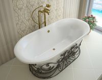 Ванна из искусственного камня Эстет Лион 174х80 ФР-00000684 без гидромассажа — фото 4, Ванны из искусственного камня