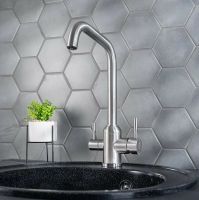 Смеситель для кухни Ростовская Мануфактура Сантехники SUS124-017F-015 Нержавеющая сталь — фото 3, Смесители