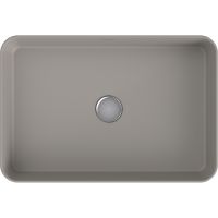 Раковина-чаша Berges Ego SL 55 181069 Серая матовая — фото 2, Раковины накладные