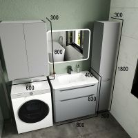 Товар: Тумба под раковину Style Line Марелла 80 Люкс Plus СС-00002403 Серый матовый антискрейтч - фото 6 Тумба под раковину Style Line Марелла 80 Люкс Plus СС-00002403 Серый матовый антискрейтч — фото 6, Тумбы под раковину