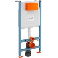 Комплект унитаза с инсталляцией Vitra Normus L-box 9773B003-7207 с сиденьем и Белой клавишей смыва — фото 2, Комплекты унитаз + инсталляция