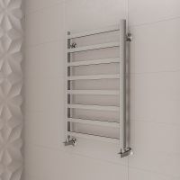 Водяной полотенцесушитель Terminus Ното П8 500x800 4670078544353 Хром, нижнее подключение, G 1/2" ВР — фото 3, Водяные полотенцесушители