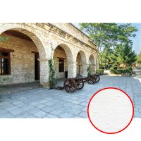 Фреска Ortograf Городской пейзаж 30929 Фактура бархат FX Флизелин (4*2,7) Бежевый/Зеленый, Город/Архитектура/Деревья — фото 1, Фрески