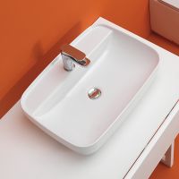 Товар: Раковина Kerasan Tribeca 60 514001*1 Белая - фото 2 Раковина Kerasan Tribeca 60 514001*1 Белая — фото 2, Раковины