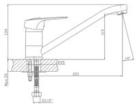 Смеситель для кухни Viko V-6603 Хром — фото 13, Смесители для кухни