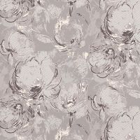 Обои Accento Alice 287188 Винил на флизелине (1,06*10,05) Коричневый/Бронзовый/Серый, Цветы/Абстракция — фото 1, Обои для стен