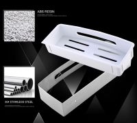 Товар: Полка корзина Art&Max AM-T-2702B-S Хром Белый - фото 4 Полка корзина Art&Max AM-T-2702B-S Хром Белый — фото 4, Полки для ванной и душа