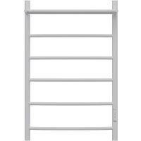 Электрический полотенцесушитель Point Афина PN04858PW П5 500x800 с полкой диммер справа Белый — фото 1, Электрические полотенцесушители