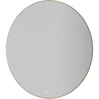 Зеркало Boheme Modern 120 545-120-MG с подсветкой Золото матовое с сенсорным выключателем и подогревом — фото 1, Мебель для ванной