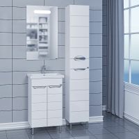 Тумба под раковину СанТа Родос 50 206011 Белая — фото 5, Тумбы под раковину