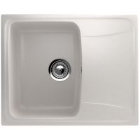 Кухонная мойка Ulgran Classic U-201-331 Белая — фото 1, Кухонные мойки