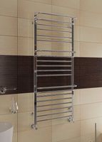 Водяной полотенцесушитель Terminus Орион П22 500х1200 4670078529763 Хром, нижнее подключение, G 1/2" ВР, с угловым соединением — фото 3, Водяные полотенцесушители