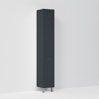 Товар: Шкаф пенал AM.PM Gem 30 R M90CSR0306GM Графит матовый - фото 2 Шкаф пенал AM.PM Gem 30 R M90CSR0306GM Графит матовый — фото 2, Мебель для ванной