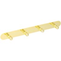 Вешалка для полотенец Veragio Gialetta VR.GIL-6437.DO Золото — фото 1, Крючки для полотенец