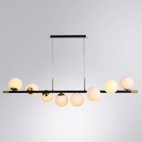 Люстра Artelamp Alcor A2224SP-8BK Белая Черная Медь — фото 3, Люстры