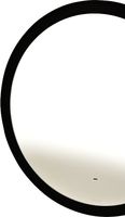 Зеркало Sintesi Callisto 80 SIN-SPEC-CALLISTO-80 с подсветкой Черное матовое с сенсорным выключателем — фото 2, Зеркала в ванную комнату