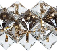 Люстра Divinare Rosalinda 7204/17 LM-12 Прозрачная Дымчатая Латунь — фото 2, Люстры